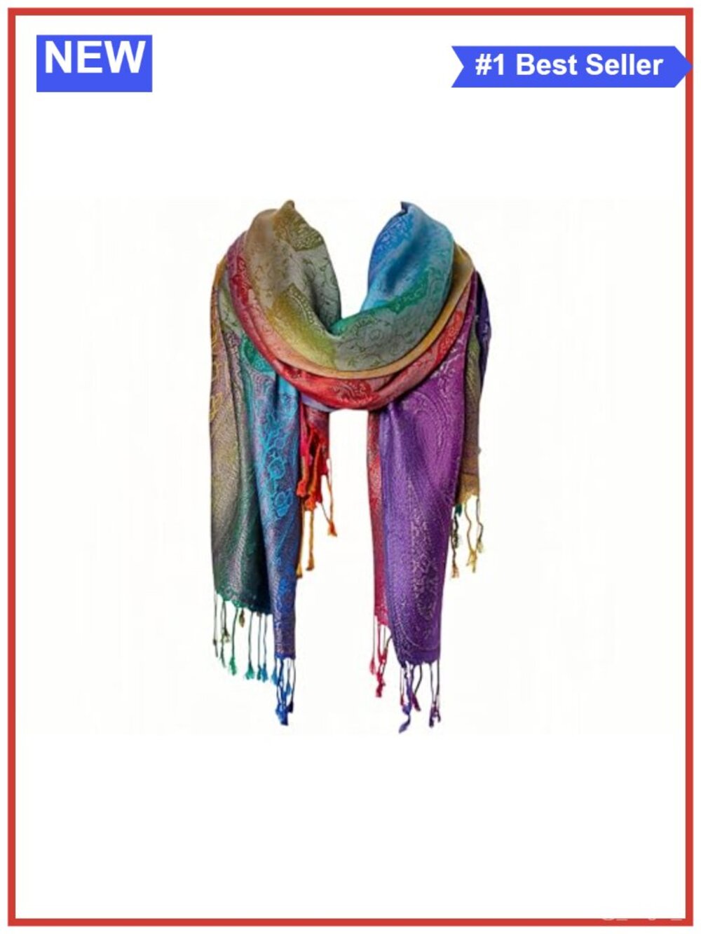 Bohemian Floral Print Oversized Lightweight Wrap Scarf Beach Shawl